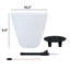 Ensemble de 2 pots à fleurs avec réservoir-585727352