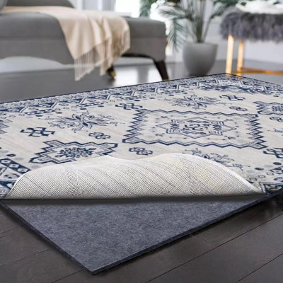 100% Waterproof Rug Pad, 6x9 ft Extra Large Area Rug Non-Slip Carpet Pad, Non-Slip Rug Pads