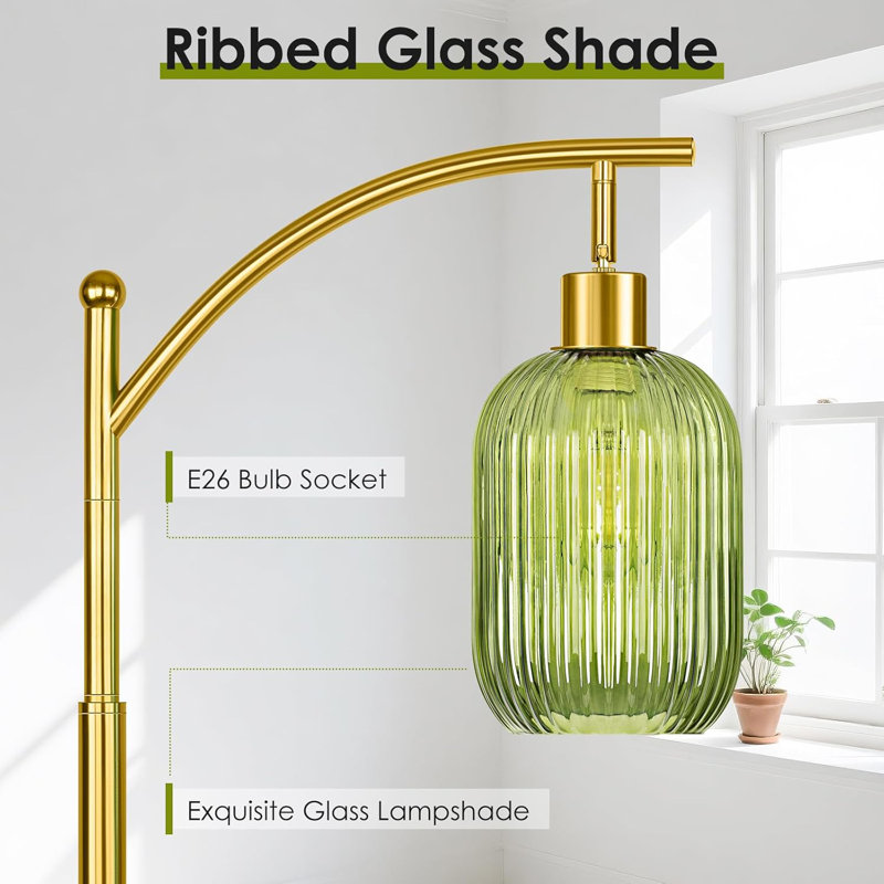 Modern Green Standing Lamp
