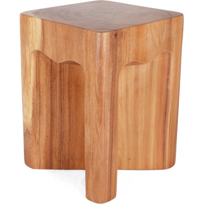Wooden End Table - Unique Wooden Side Table - Mid Century Side Table - Saur Wood Side Table - Small Accent Table - Mid Century Modern Side Table