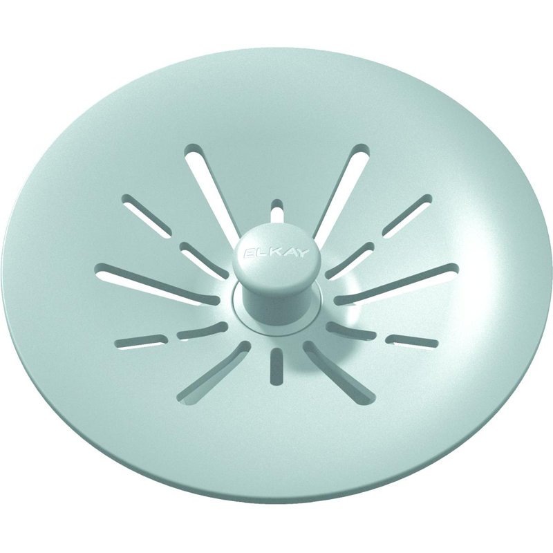 Perfect Removable Basket Strainer Kitchen Sink Drain, Mint Creme