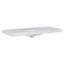 Vasque de salle de bain, 49 cm (L) x 22 cm (P) x 2,5 cm (H), en porcelaine, avec 3 trous prépercés pour robinetterie, gris italien-122480397-122480398-122480399
