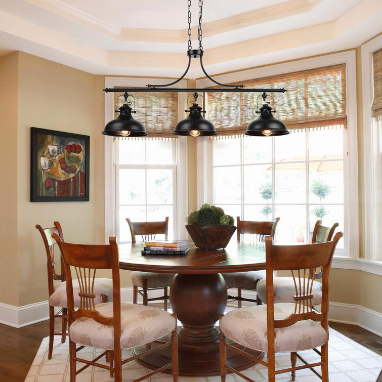 Waynetown 3 - Light Black Kitchen Island Pendant