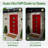 2Pk LED Gutter & Fence Solar Light
