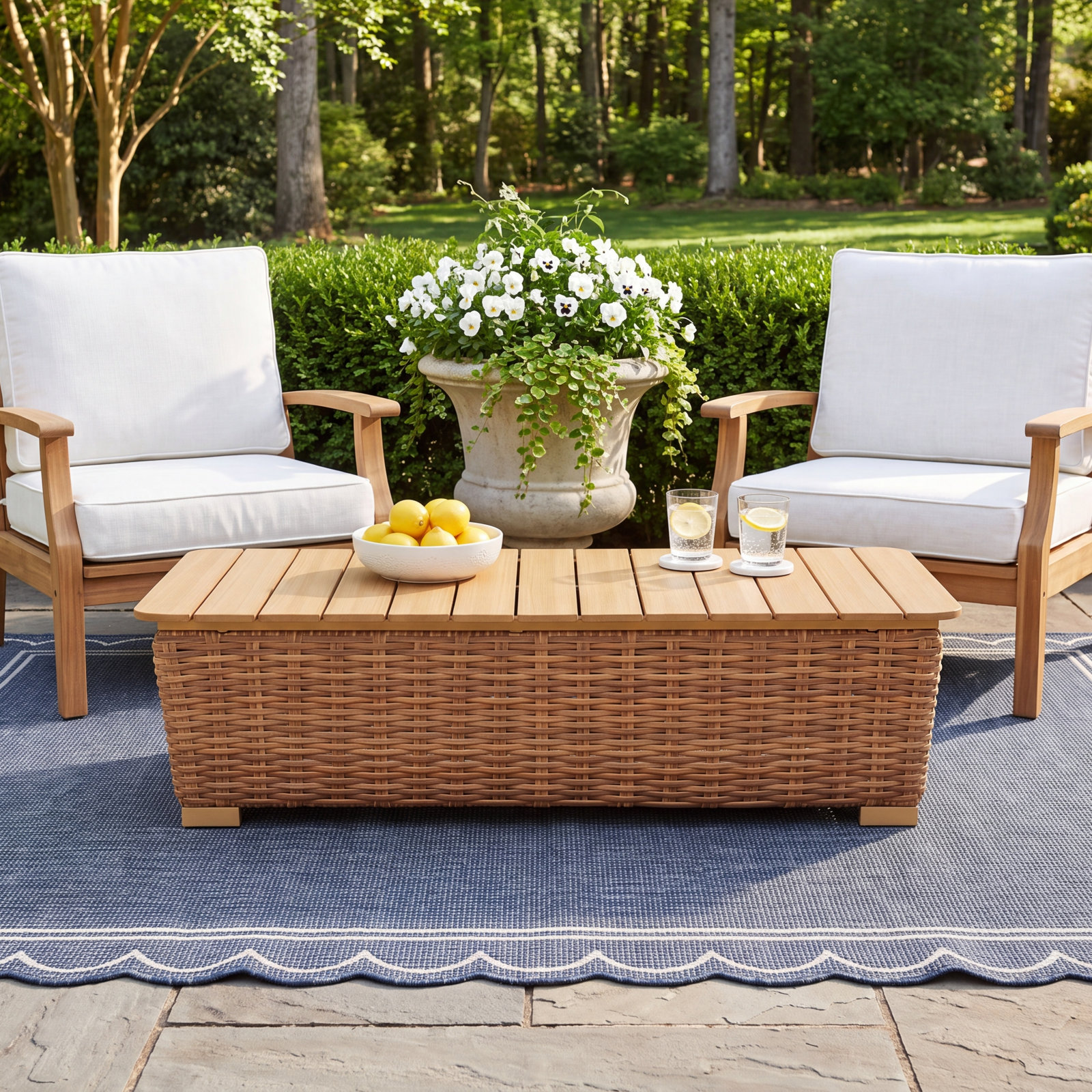 Emory 55" Acacia Patio Table
