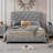 Brisha Upholstered Platform Bed-610265095-610265093