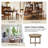 Kanalu Modern Solid Wood Extendable Dining Table