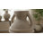 Rustic Textured Paper Mache Clay Vase With Handles For Home Decor - Modern Tall Flower Vase For Entryway Table Accent, Living Room Decor, Or Office Spaces - 15", Charcoal Gray-1689308250