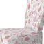 Chaise d'appoint French Country - chaise d'appoint rouge et blanc à motif cachemire délicat-793330151