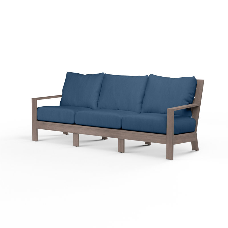 Laguna Outdoor 3 - Seat Patio Sofa, Echo Midnight Sunbrella®