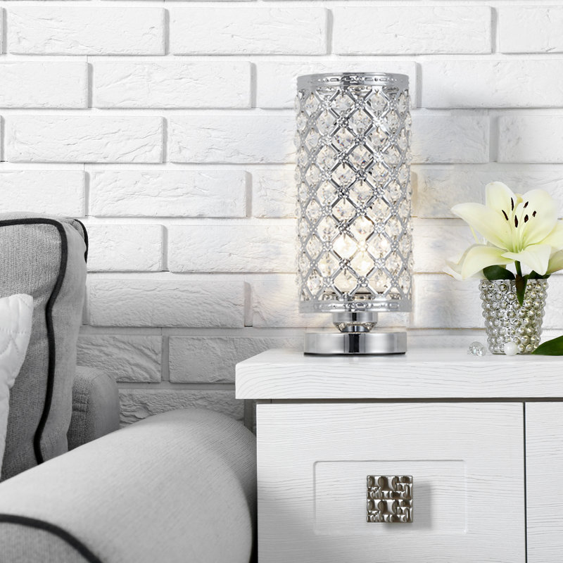Ensemble de lampes de table en cristal 11,4 po Daisy-Mai