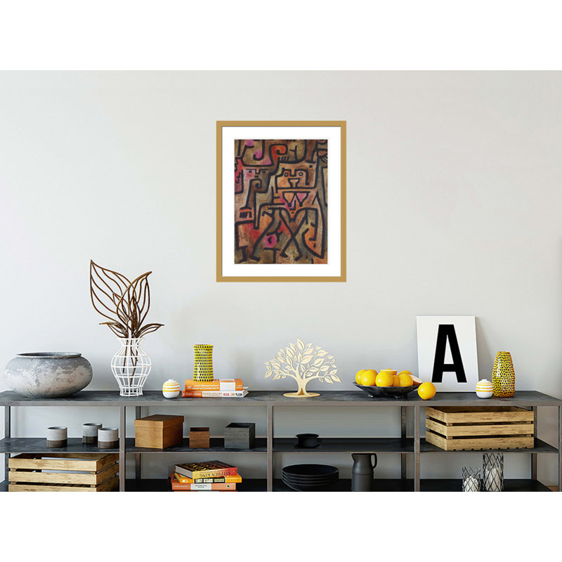 Forest Witches by Paul Klee -Framed Giclee Print, 29.23" H x 23.5" W