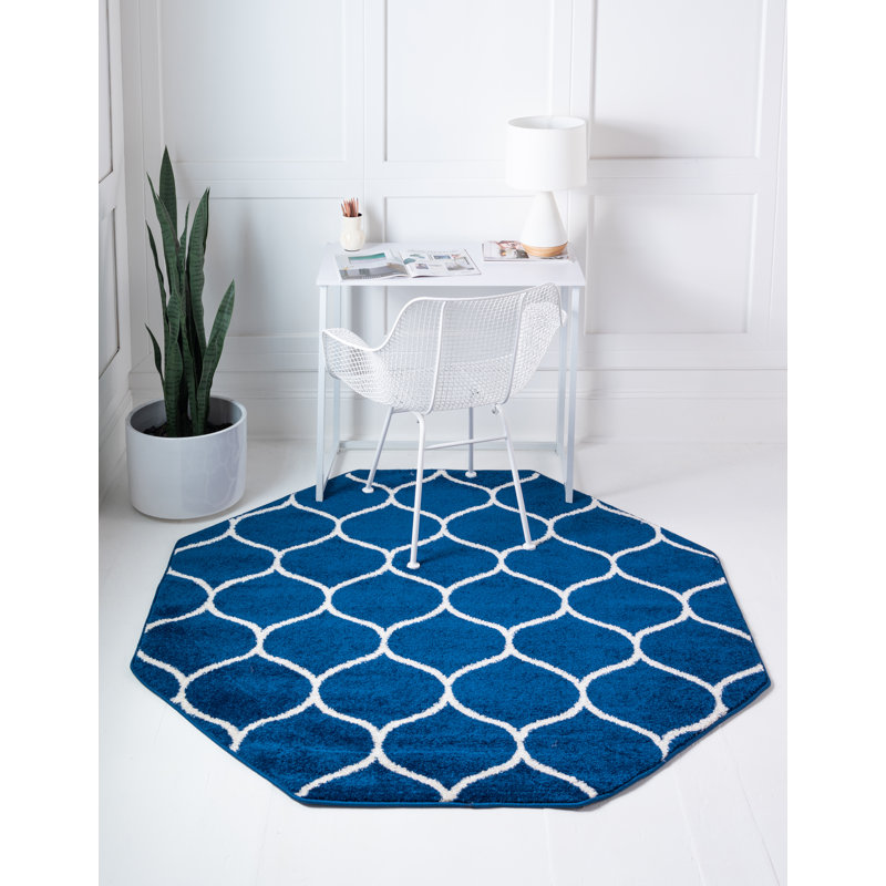 Tapis bleu Lllan, Octogone 7 pi 10 po