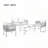 Multi-person Outdoor Sofa Combination with A Table-1751921511