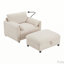 Fauteuil en chenille avec repose-pieds-991198269