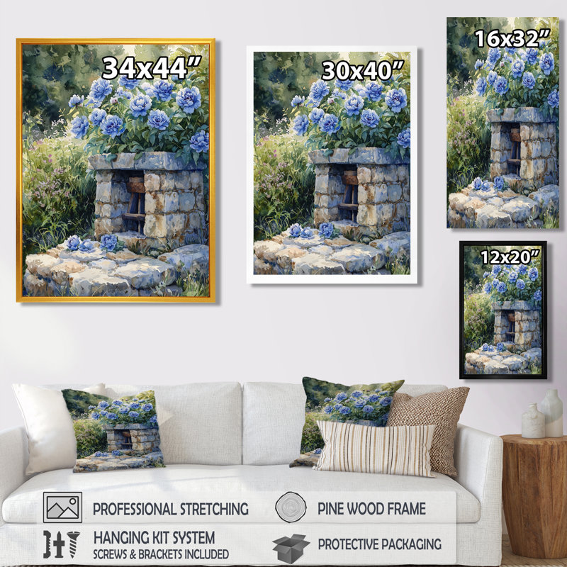 Tomczyk - Floral Canvas Art Print, Noir, noir, noir, noir, H 20 po x l 12 po, Reproduction encadrée d'une seule photo