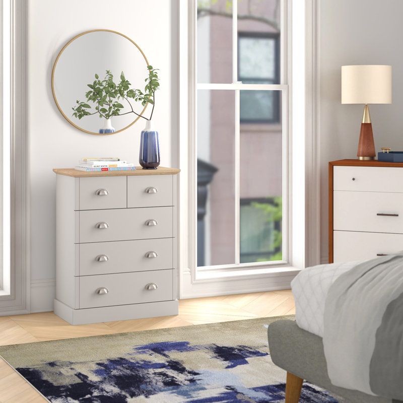 Brielle 70cm W 5 - Drawer Chest of Drawers