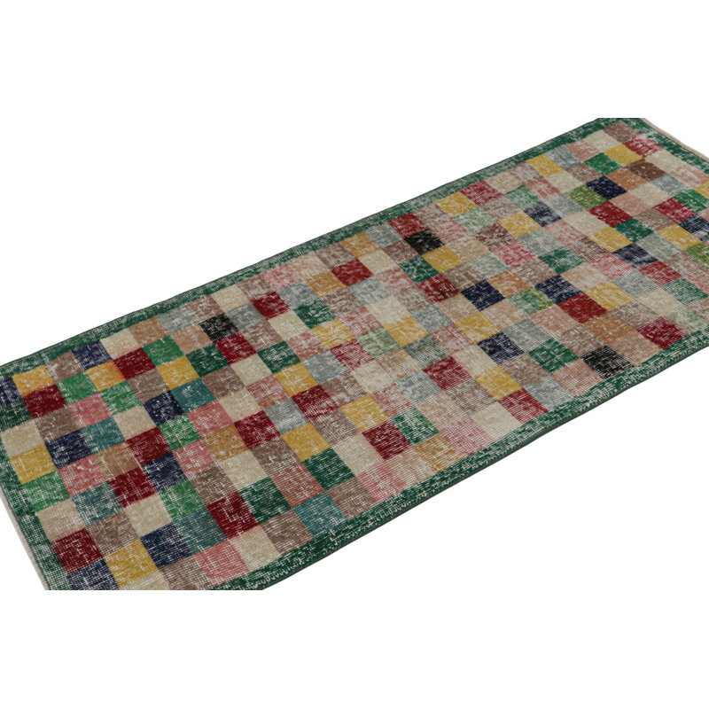 Wool Plaid Area Rug