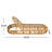 Modern Coastal Acacia Wood Chaise Lounge (Cushion Not Included)