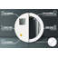 Huldar Glass Flat Wall Mirror