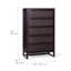 Solid Wood 77cm W 5 - Drawer Chest of Drawers-124314107