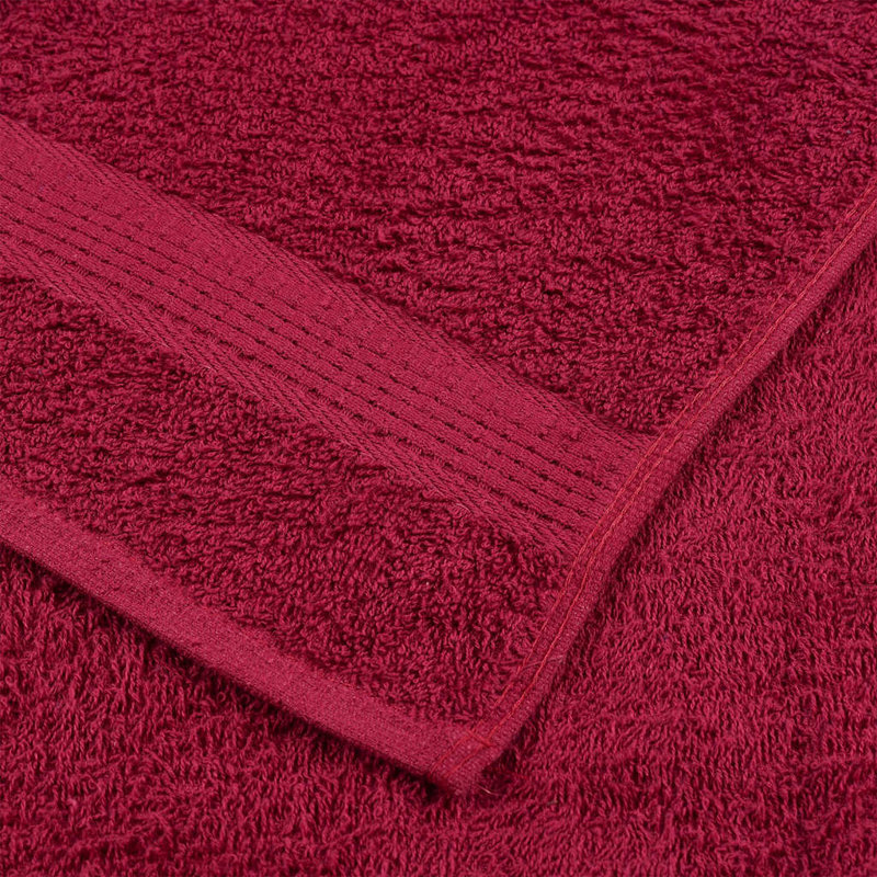 Semyon 100% Cotton Fingertip Towel, Bordeaux