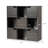 9 Cube Bookcase Cabinet Wood Bookcase Storage Shelves Room Divider Organization Gray-140266399