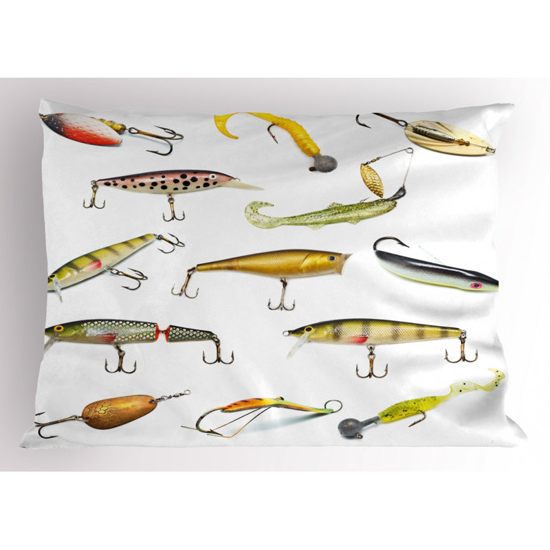Fish Polyester Sham Set, Queen