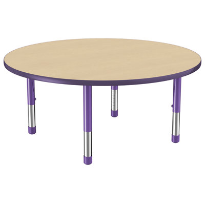 Table ronde à hauteur réglable