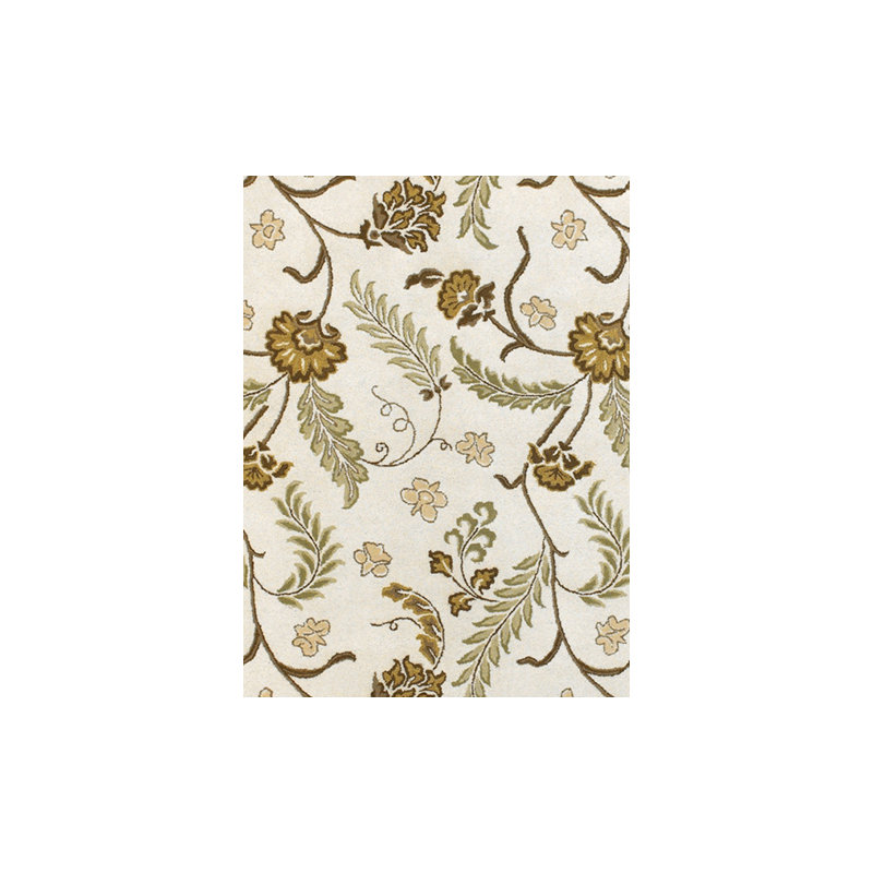 Wool Floral Indoor Rug, 2' x 3'