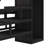 Full Size Metal Loft Bed With Desk, Storage Staircase And Small Wardrobe-106969732