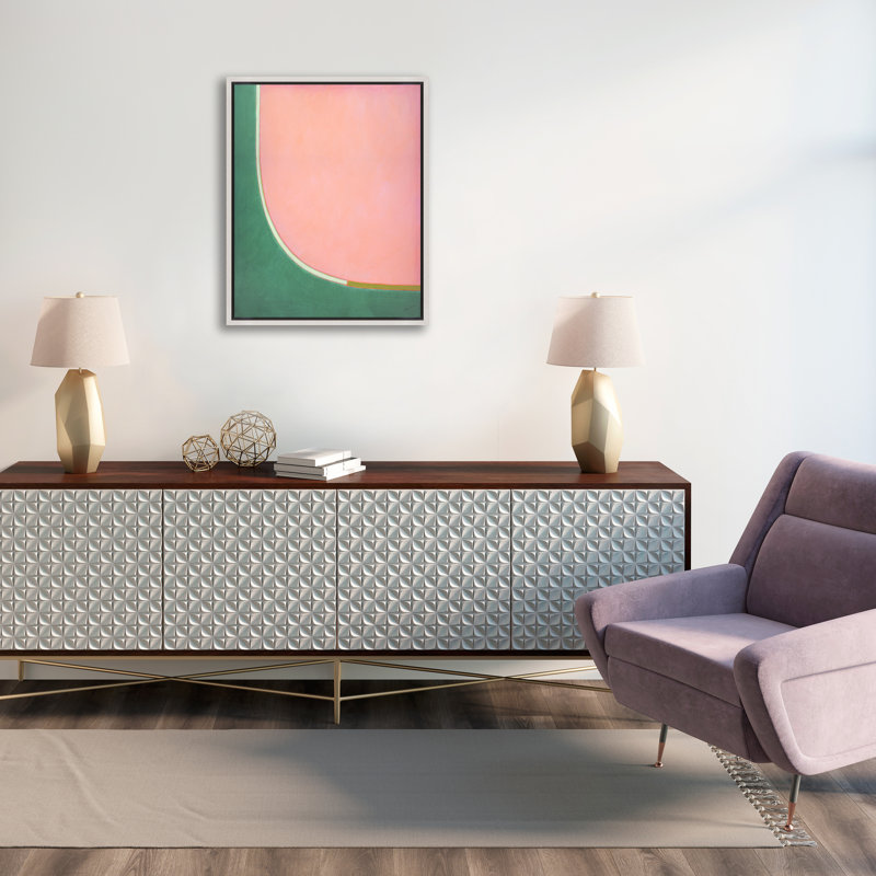 The Summer Issue, No, White Floater Frame Canvas