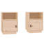 Klaz 40cm W Solid Wood Bedside Table-406338733