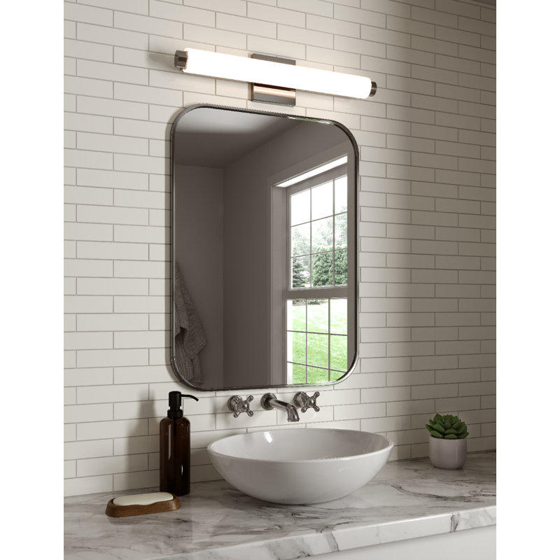 Dimmable LED Bath Bar, Polished Chrome, Spine