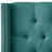 Upholstered Metal Wingback Bed-22855939-14891447