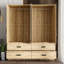 Armoire double avec 4 portes minces et 4 tiroirs! -105840265