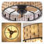 Ventilateur de plafond encastré 24,8 po avec 8 ampoules Bay Isle Home ™ - application / télécommande