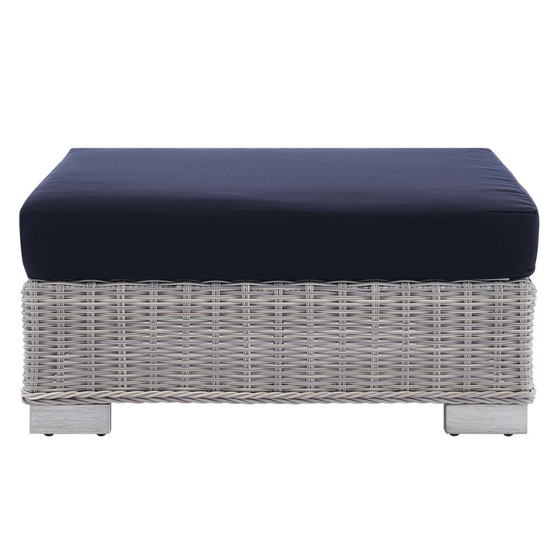 Repose-pieds d'extérieur Conway, Sunbrella® bleu marine