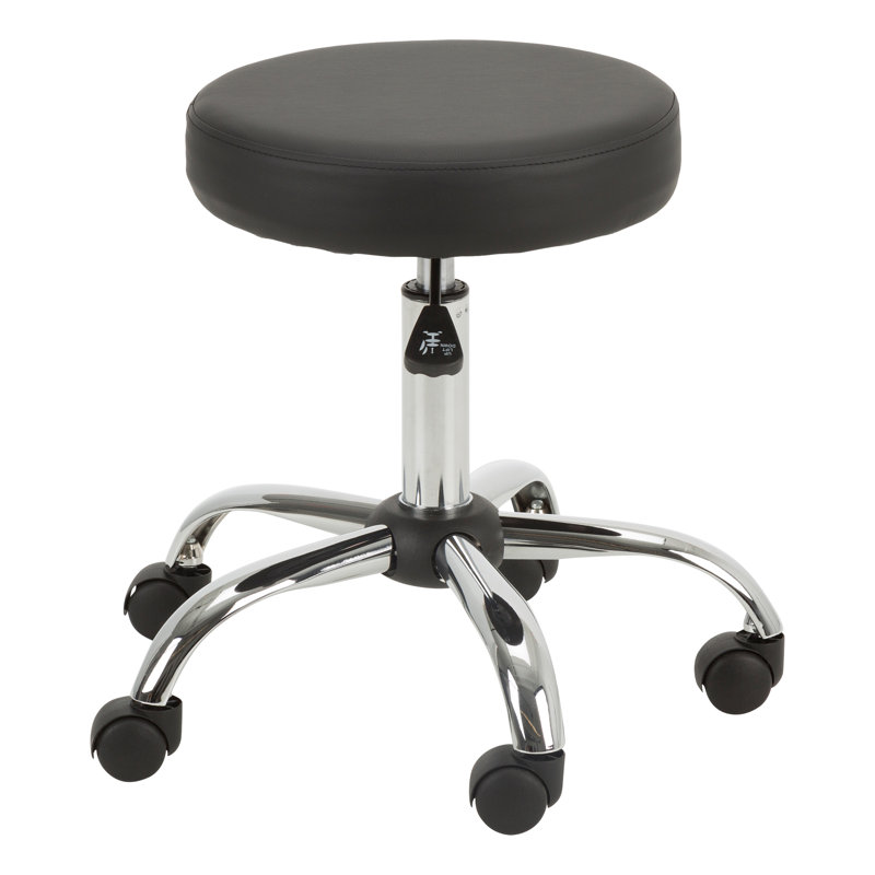 Abi-Louise Adjustable Height Lab Stool with Wheels