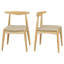 Ensemble de 2 chaises de salle à manger en cuir avec pieds robustes-1139765733-1139765735