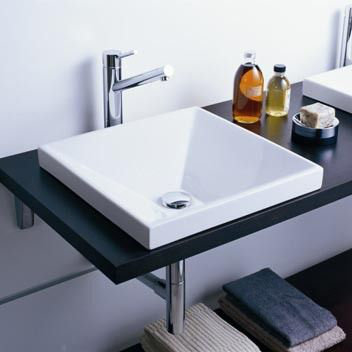 WS Bath Collections Ceramic Rectangular Bathroom Sink, Matte White