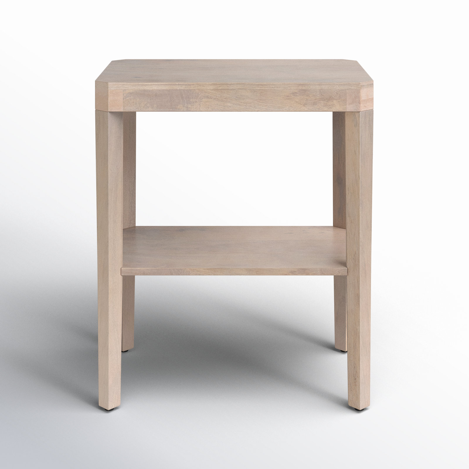 Ardentown Solid Wood End Table, White Wash