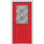 Porte d'entrée pré-montée en panneau de fibre de verre 1/2 panneau Grace Grace-343683190-343683193-343683192