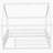 Ashton Floor Wooden Bed With House Roof Frame, Fence Guardrails-457666986-457666989