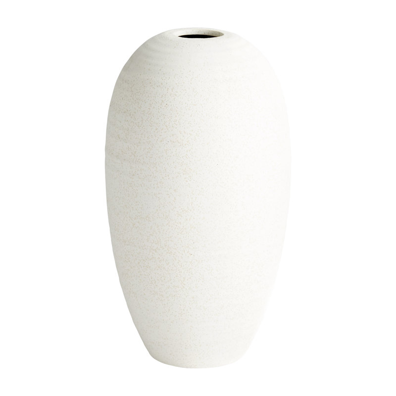 Perennial Ceramic / Porcelain Table Vase, 13.25" H x7.5" W x7.5" D