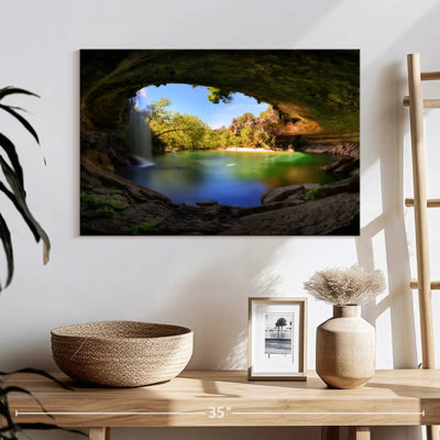 Hamilton Pool And Waterfall