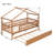 Zhayne Wooden House Bed with Trundle-1451600460-1451600462