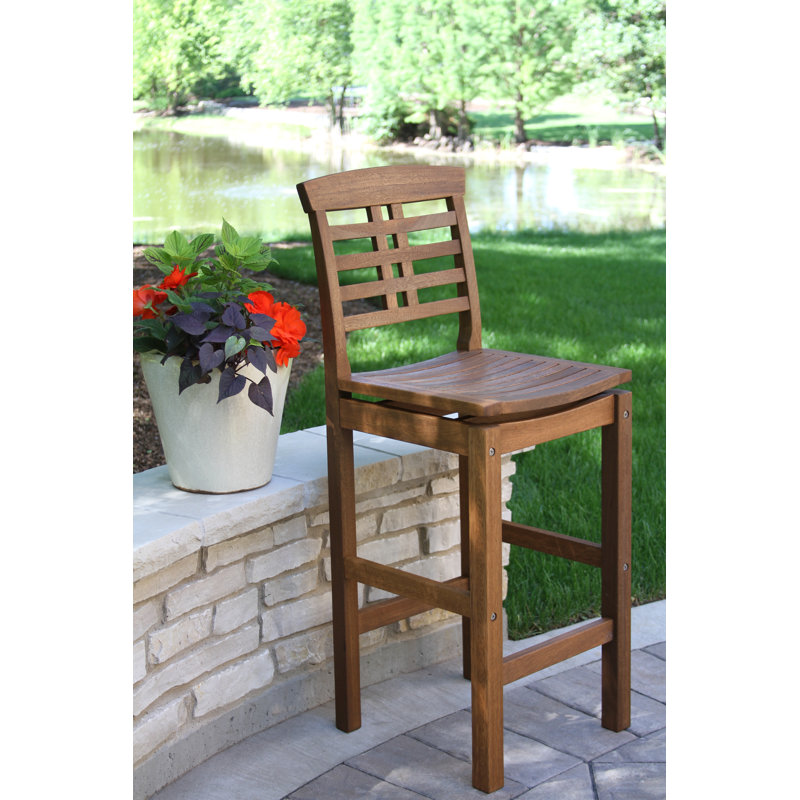Tucker 2 - Person Wood Patio Dining Set with Round Table