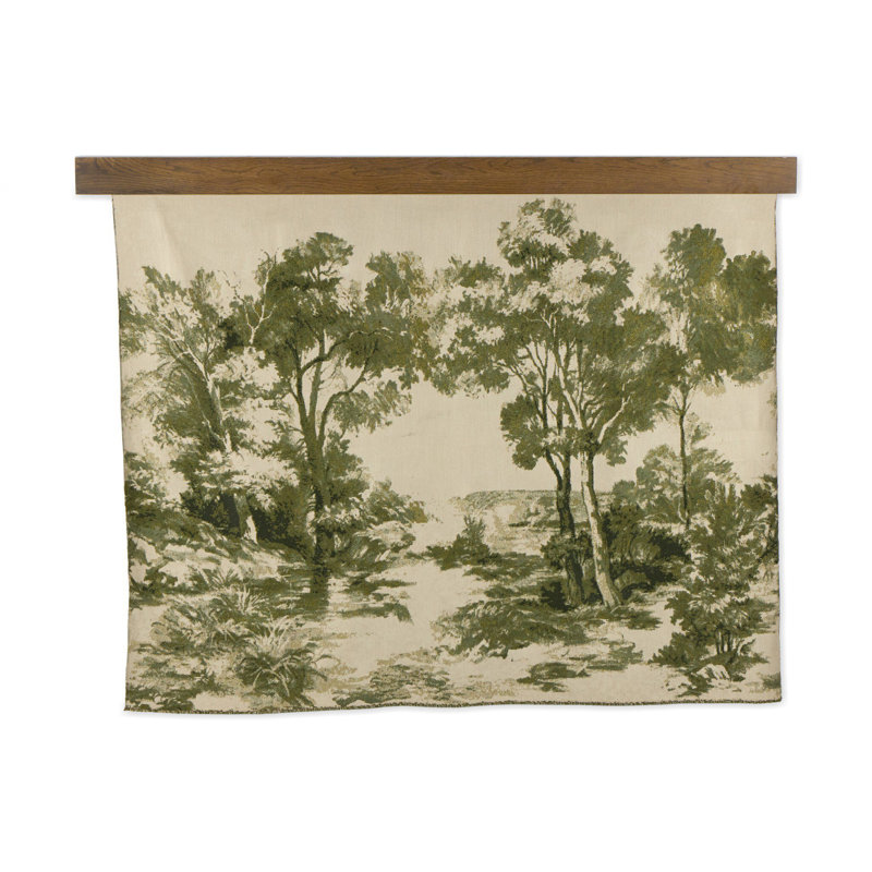 Toile Tapestry With Hanger-Toile Moss