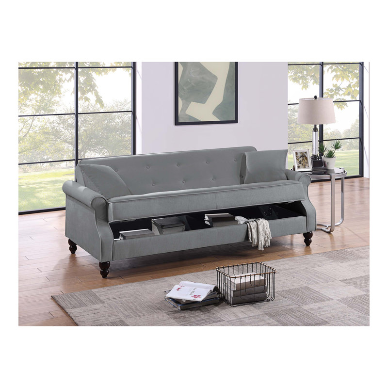 Adjustable Storage Sofa, Gray